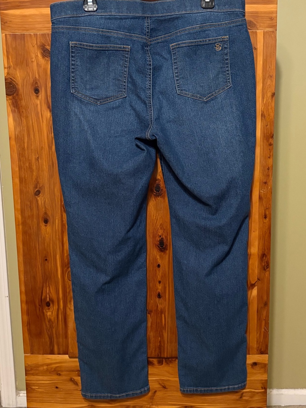 Susan Graver Regular Stretch Denim Straight Leg Jeans